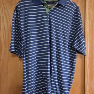 Vintage Callaway Golf Collection Polo Blue 60's Ply Double Mercerized Men’s XL